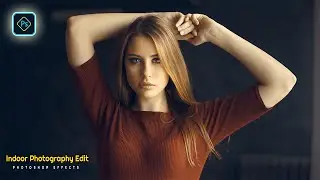 Moody Indoor Photography Portrait Edit Color Grading Tone Photoshop Tutorial