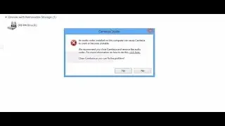 How To Fix An audio codec installed on computer can cause camtasia to crash OR become unstable