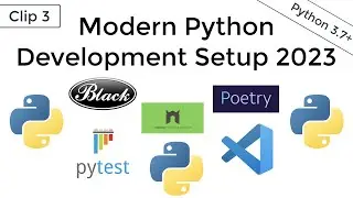 Project Setup for Python 3.7+ [with Poetry]