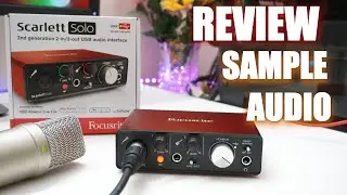 Focusrite Scarlett Solo USB Audio Interface - Review | Sample Audio