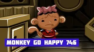 Monkey GO Happy: Stage 746 — Tractor Race · Free Game · Walkthrough