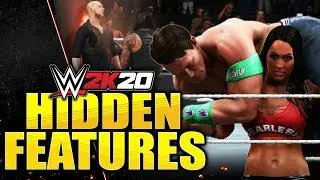 WWE 2K20 - HIDDEN FEATURES You Might Not Know! (Tags INTO Singles, INTERGENDER, Fire Glitch, & More)