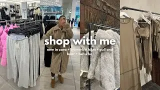 SHOP WITH ME: new in zara + primark + h&m + bershka + pull and bear | shopping vlog 2024