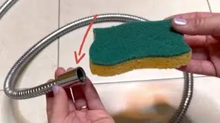 🔥 Insert the sponge into the shower tube and a miracle will happen !