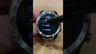 Setting up automatic cycle recognition during cycle training in TicWatch