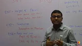 1.1 class 7,6 math Integers in hindi, Introduction with examples, Introduction to negative numbers