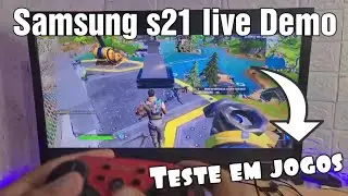 Samsung s21 live Demo! Barato e bom para jogos