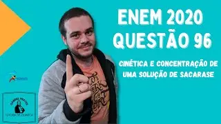 ENEM 2020 - Questão 96: Cinética e Concentração de uma Solução de Sacarase