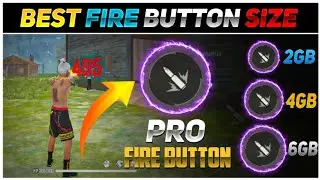 Free Fire Best Fire  Button Size/How To One Tap Headshot/SAMSUNG,A3,A5,A6,A7,J2,J5,J7,S6,S7,S9,S20