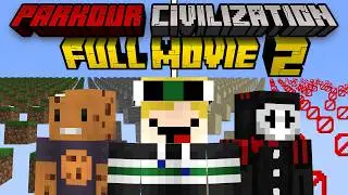 Minecraft but I survive AGAIN in PARKOUR CIVILIZATION [FULL MOVIE]