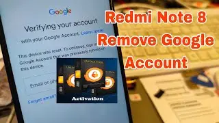 Xiaomi Redmi NOTE 8 (M1908C3JG), Remove Google Account Bypass FRP. Unlocktool.