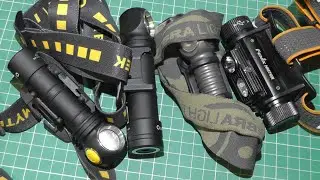 Armytek Wizard - результаты активного использования за 1 год. Мой текущий набор налобников