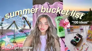 the *ultimate* SUMMER BUCKET LIST  🐚 100 ideas for a hot girl summer