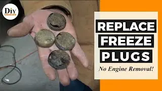 How to Install Freeze Plugs without Removing Engine | How to Replace a Freeze Plug