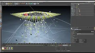 Spline Effector with Dynamic in Cinema 4D R16 Tutorial