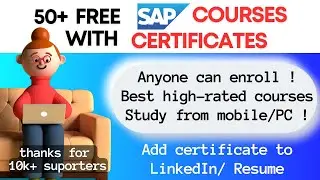 FREE SAP COURSES WITH CERTIFICATES | FREE SAP COURSES IN TAMIL| POWERFUL LEARNING SAP FREE COURSES