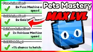 *BEST METHOD* HOW TO GET MAX PET MASTERY IN PET SIM 99!