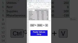 Excel Paste Shortcuts to SAVE You Time (No Need for Ctrl V 😮)