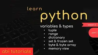 03. Learn Python -  Variables in Python - Part 02