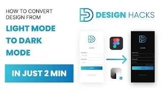How to convert design from light mode to dark mode in just 2 min || Figma Tutorial || Figma Plugins