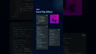 Card Flip Effect with HTML and CSS