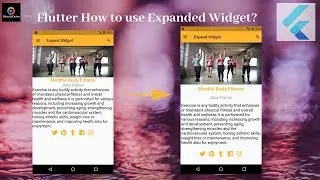 Flutter Tutorial - Flutter Expanded Widget