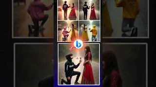 How to create 3D AI propose boy+girl Images | Instagram new trend | bing image creator 