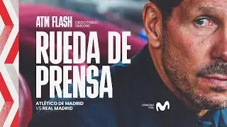 Rueda de prensa de Simeone tras el derbi ante el Real Madrid