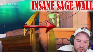 THE BEST SAGE WALL PEEK ON NEW MAP ASCENT! Valorant Best Plays and Funny Moments! #56