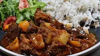 EASY BEEF RECIPE | THE BEEF BEEF STEW  FOR RICE  | BEEF STEW RECIPE | DINNER IDEA