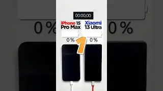 iPhone 15 Pro Max vs. Xiaomi 13 Ultra Charging Test 🔋⚡️