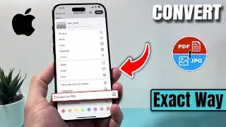 How to CONVERT Photos to PDF on iPhone - Full Guide