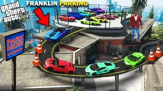 GTA 5 : Franklin Build 2 Floor Parking Area For Supercars in GTA 5 ! (GTA 5 mods)