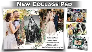 New Creative Collage PSD !! New Collage Design Idea PSD !! How to Make Photo Collage in Photoshop