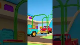 МУЛЬТИКИ про машинки 🏰 Надувной БАТУТ 