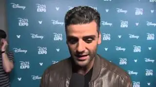 Star Wars The Force Awakens Oscar Isaac D23 Expo 2015 Interview