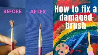 How to fix a damaged brush |DIY ARHUM