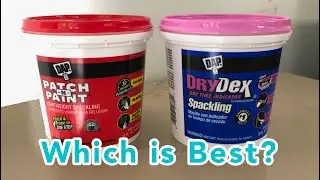 Drywall Patch Test: DAP Spackling