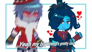 ᶻ 𝗓 𐰁 .ᐟ ❝ Yeah my boyfriend's pretty cool! (Staticmoth) ❞ |𖤐| Hazbin Hotel × Gacha ✮ ˙🦋📺 ̟