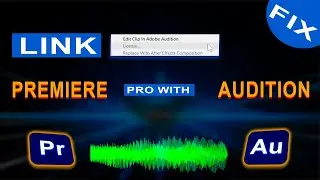 How to LINK Adobe Premiere Pro with Adobe Audition (Premiere Pro Tutorial)