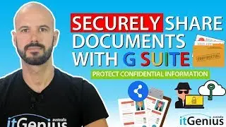 Using a Watermark to Securely Share Documents in Google Drive | G Suite Business Tips