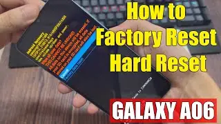 Samsung Galaxy A06: How to Factory Reset (Hard Reset)