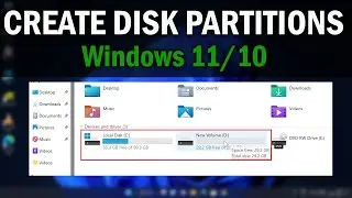 How to Create Disk Partitions in Windows 11 & 10 (+ How to Undo)| 2024