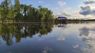 ЛОВЛЯ ОКУНЯ на спиннинг с лодки. База отдыха 