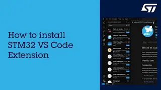 How to install STM32 VS Code Extension