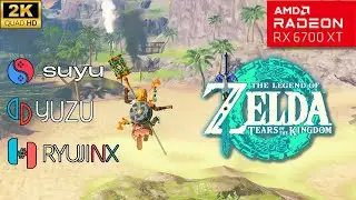 Zelda Tears of The Kingdom (RYUJINX/YUZU/SUYU) RX 6700 XT with TOTK Optimizer Medium Presets (1440p)