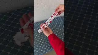 БЫСТРЫЙ СПОСОБ СДЕЛАТЬ ЗАВЯЗКИ ДЛЯ БЛУЗЫ