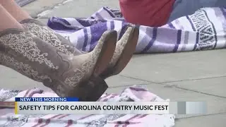 Health tips to stay safe at Carolina Country Music Fest