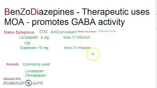 Pharmacology 400 a Benzodiazepine BZD Lorazepam Uses