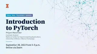 CAII HAL Training: Introduction to PyTorch (Priyam Mazumdar)